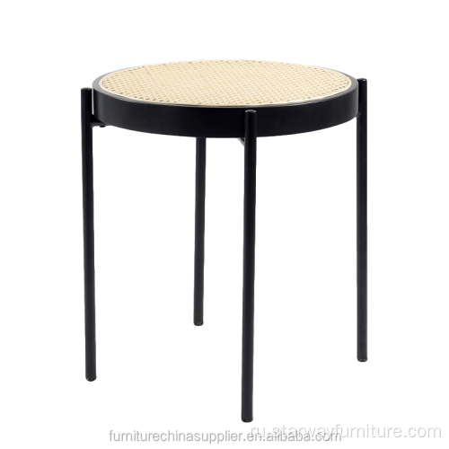Современный деревянный столик из тростника журнальный столик из ротанга